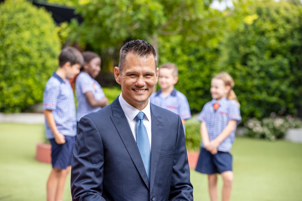 Image of current Principal, Paul Mitchell, smiling