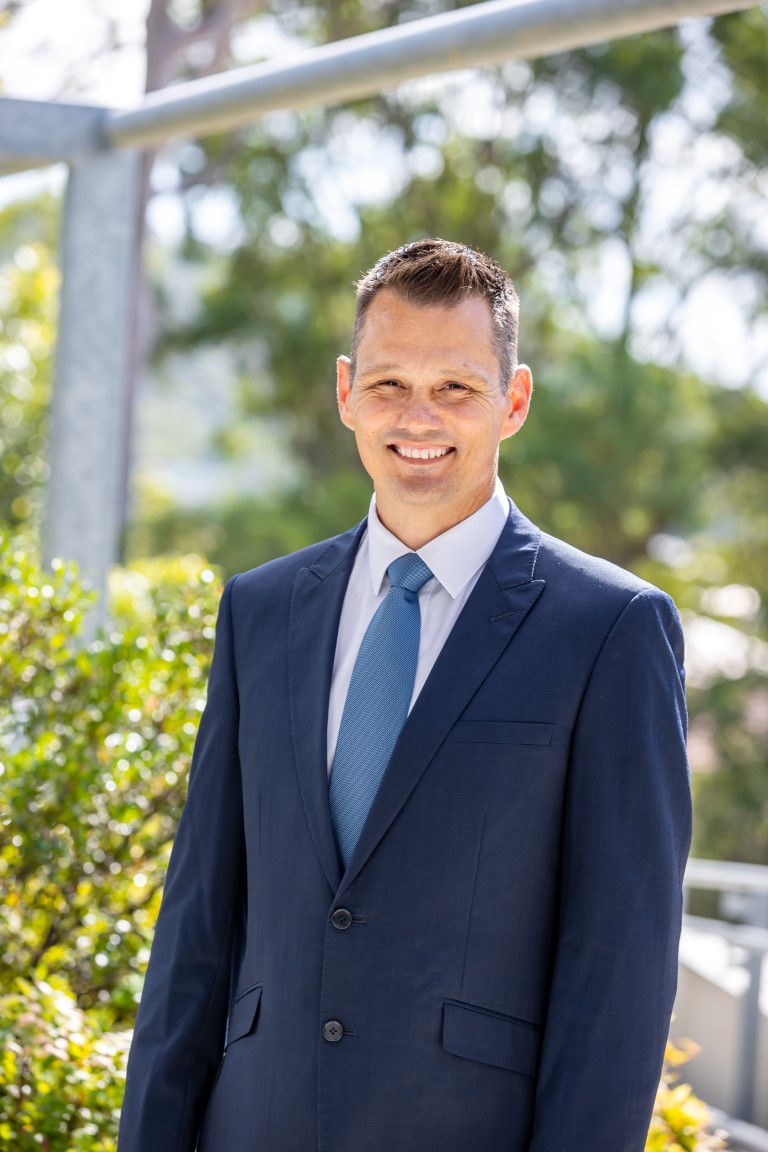 Image of current Principal, Paul Mitchell, smiling.