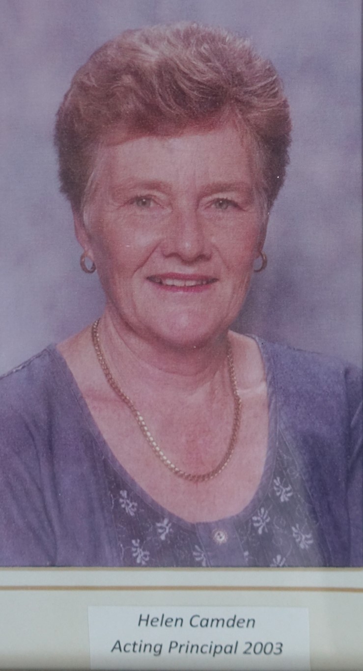 Past Acting Principal 2003, Helen Camden, smiling